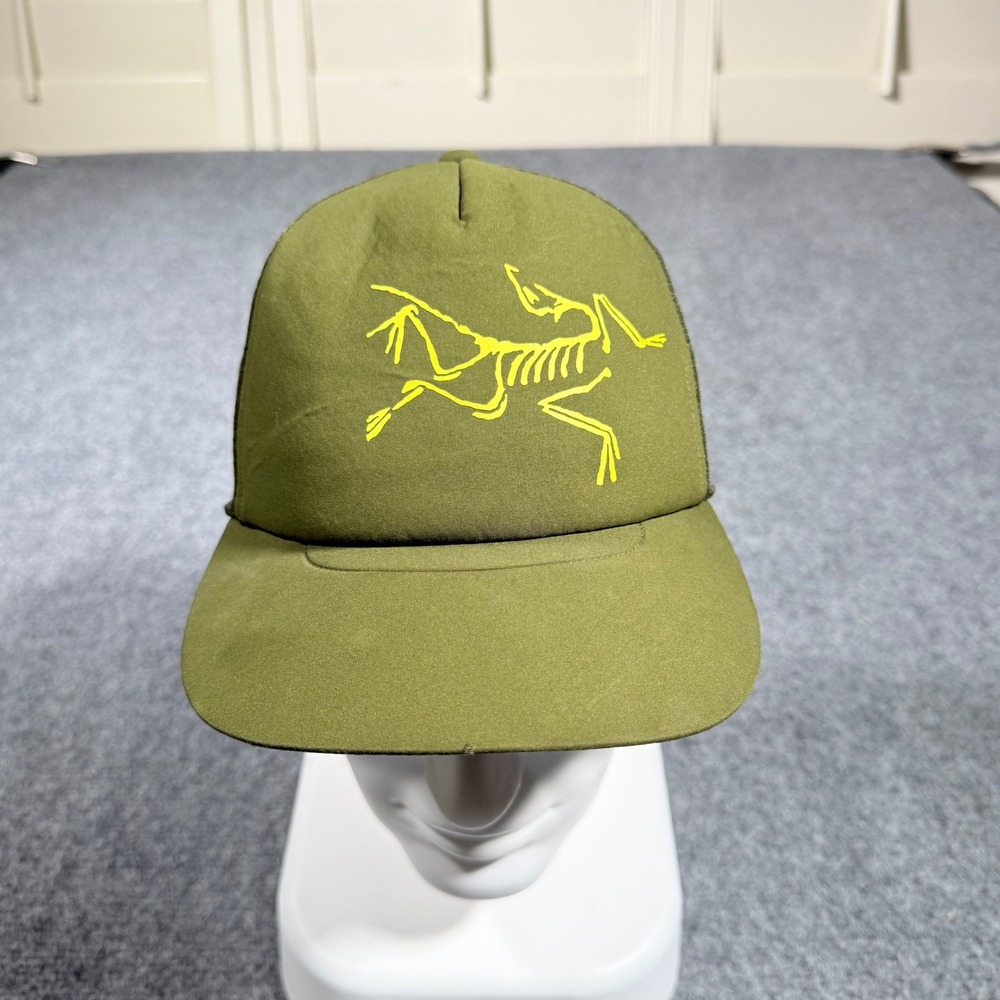 Arc'teryx Bird Curved Brim Trucker Hat OS Olive Green